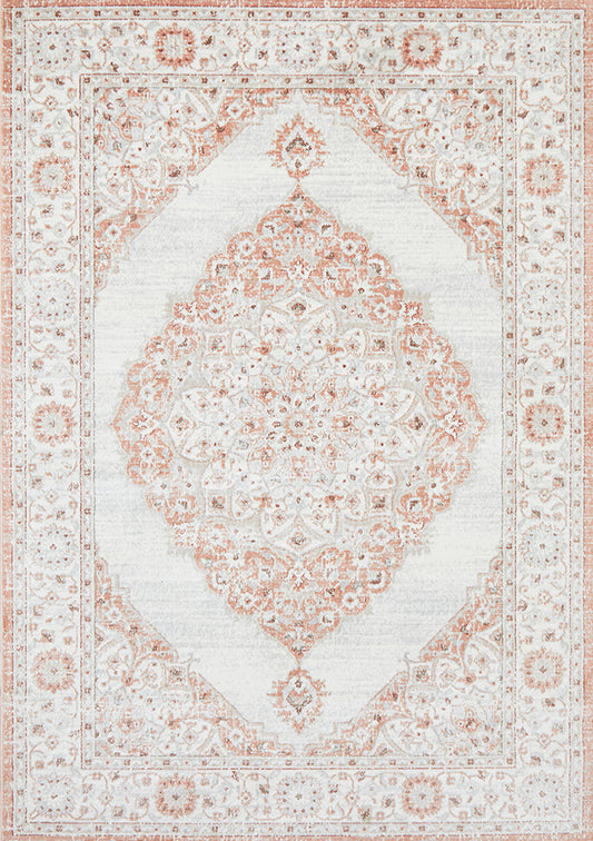 Mirova Peach and Silver Rug
