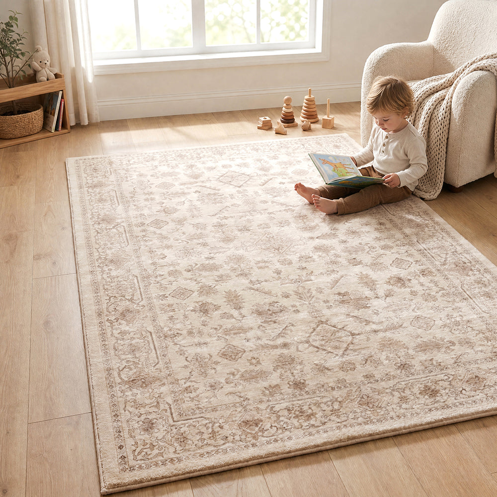 Morbida Linen Natural Rug
