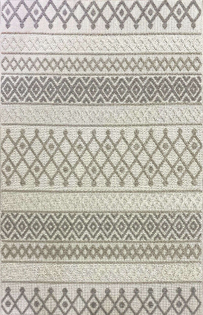 Norva Ivory Brown Rug