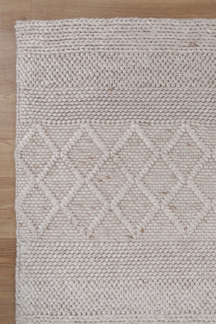 Aris Beige Wool Rug