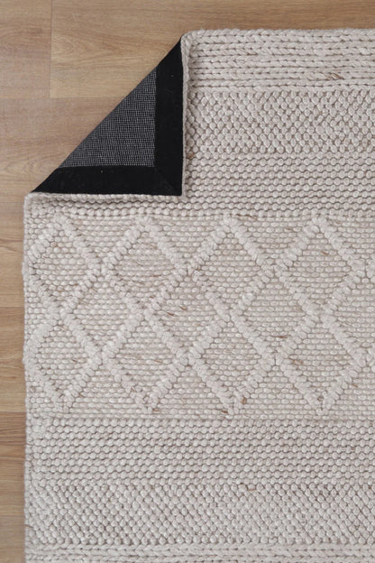 Aris Beige Wool Rug