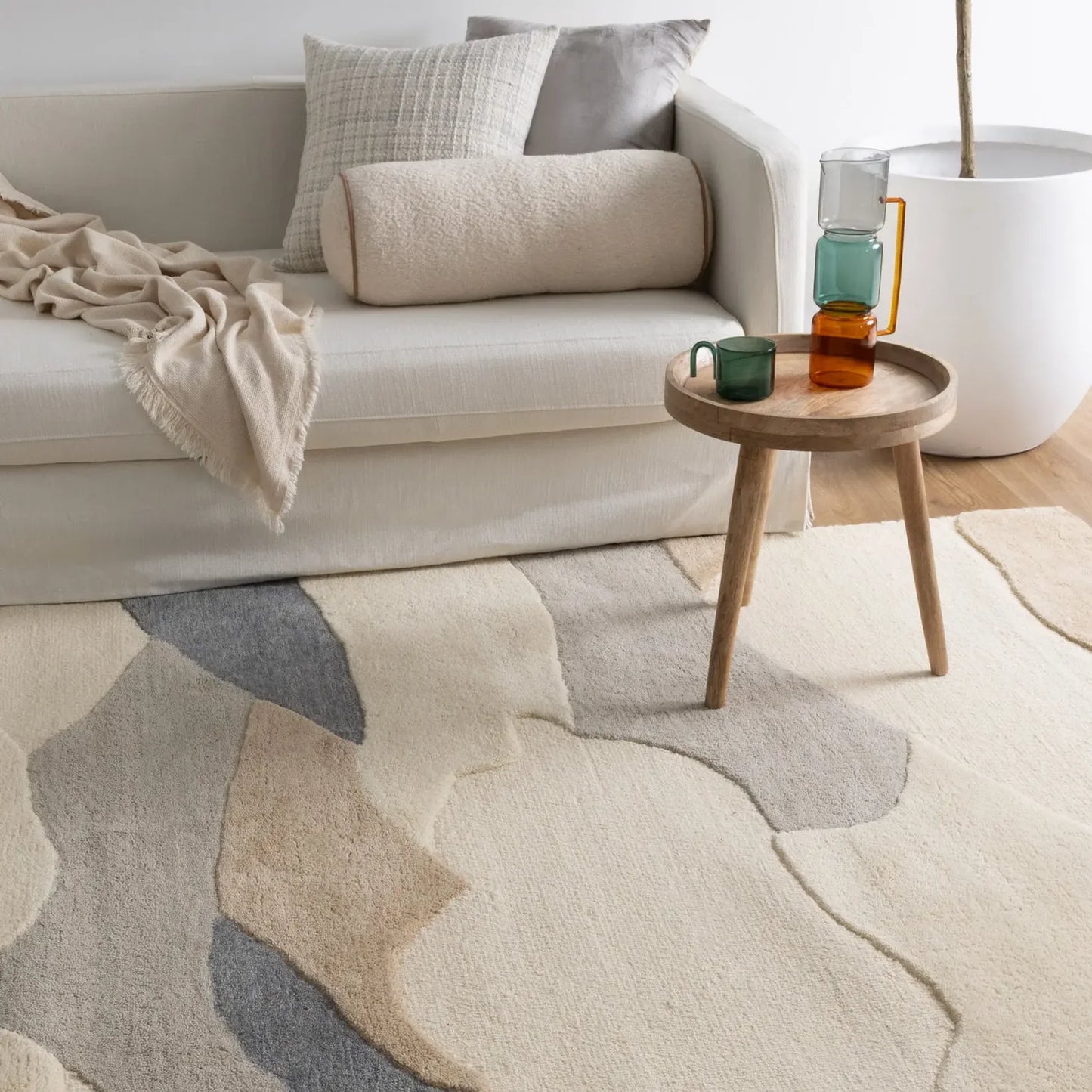Almare Dune Multi Wool Rug