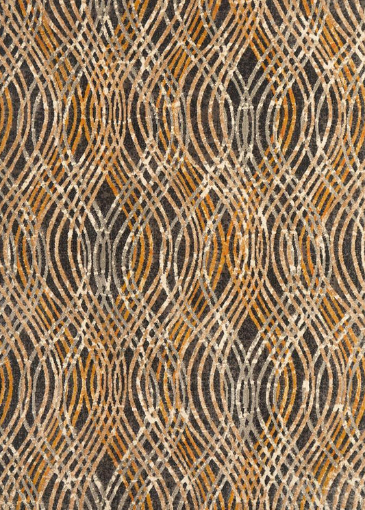 Nocturne Charcoal Multicolor Rug