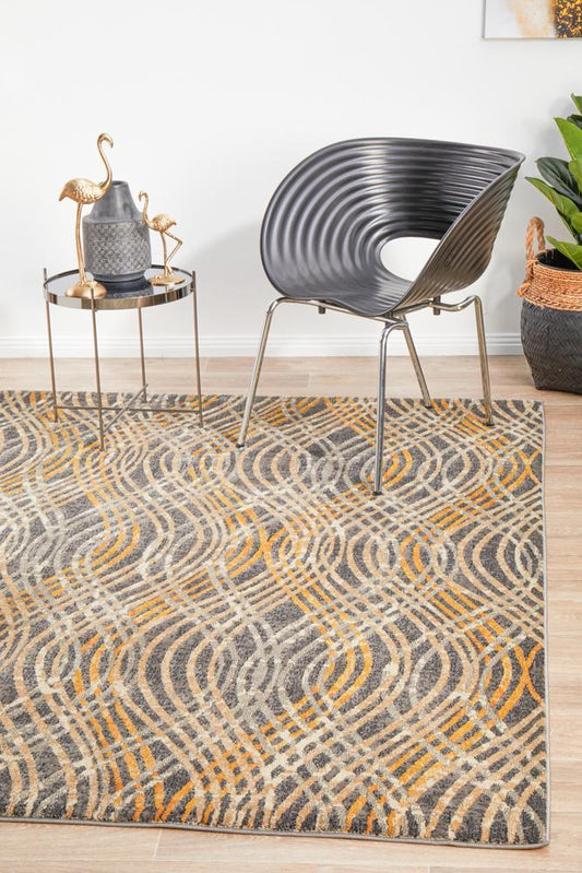 Nocturne Charcoal Multicolor Rug