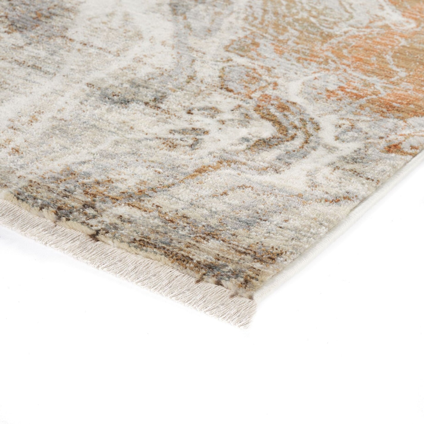 Oria Ivory Rust Rug