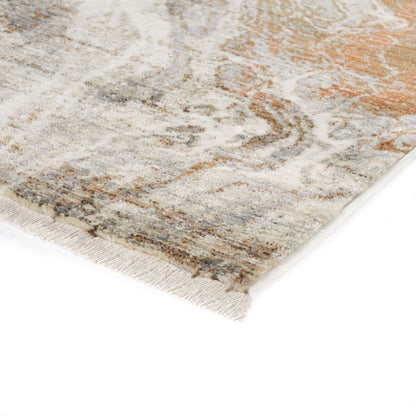 Oria Ivory Rust Rug