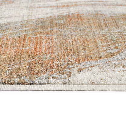 Oria Ivory Rust Rug