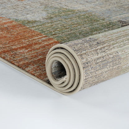 Oria Modern Rust Rug