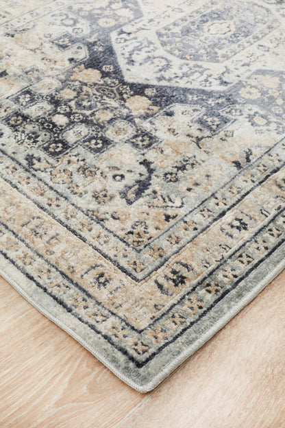 Valdene Blue Runner Rug