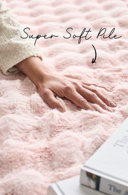 Perlana Blush Pink Washable Rug