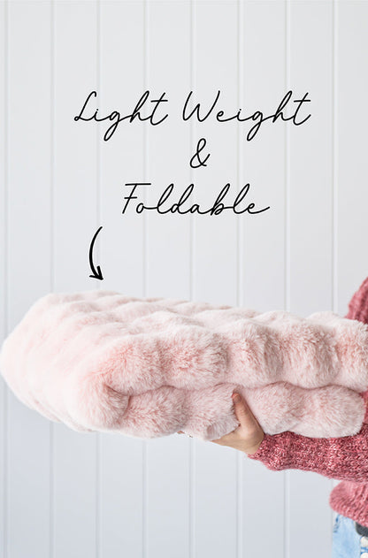 Perlana Blush Pink Washable Rug