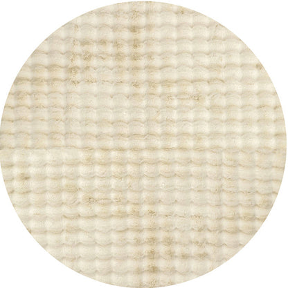 Perlana Natural Washable Round Rug