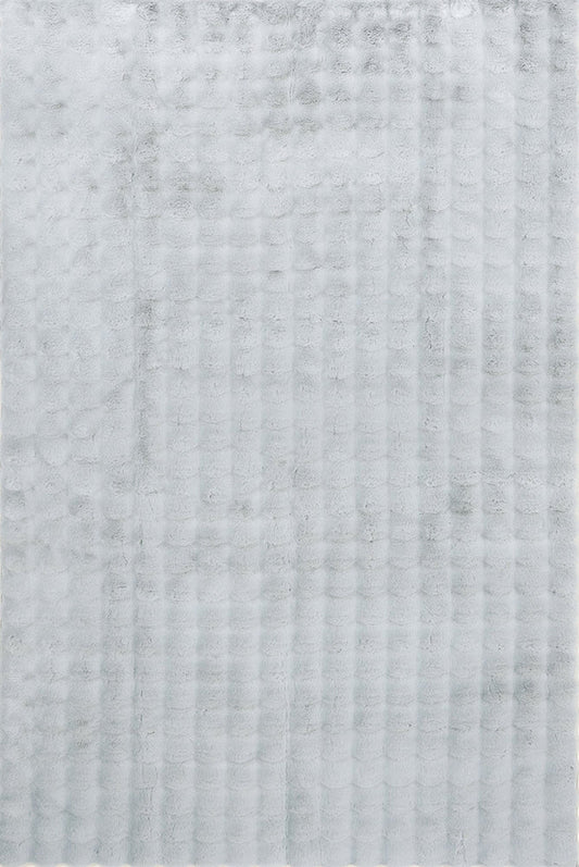 Perlana Silver Washable Rug