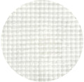 Perlana White Washable Round Rug