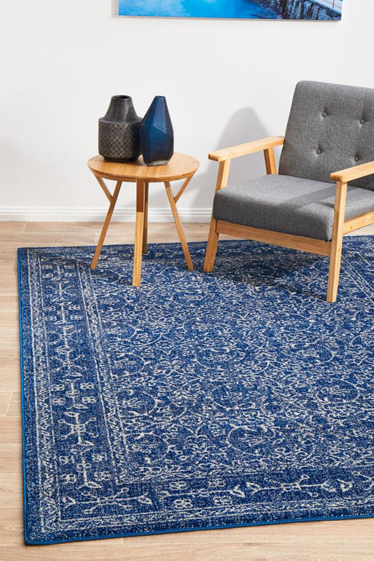 Pietra Ink Blue Rug