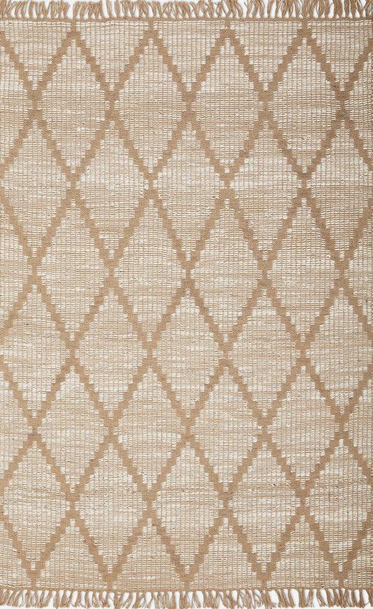 Rattana Natural Beige Jute Rug
