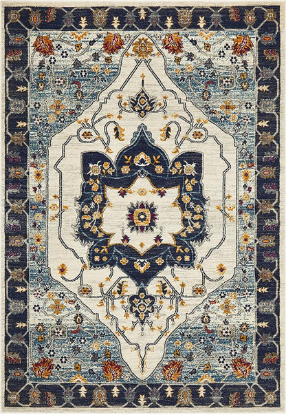 Ravella 201 Blue Polypropylene Rug