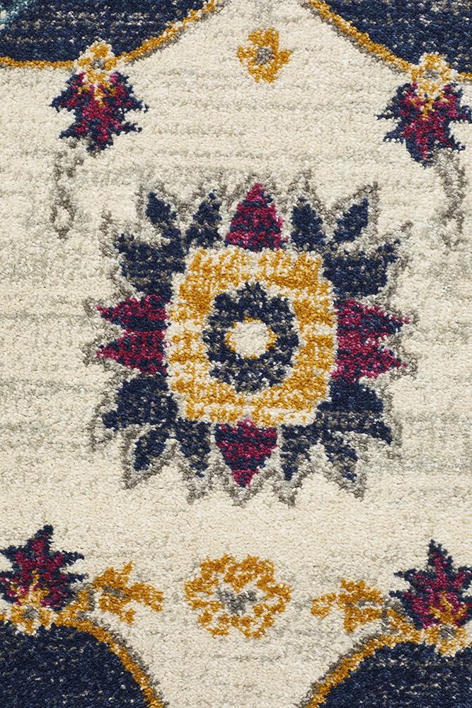 Ravella 201 Blue Polypropylene Rug