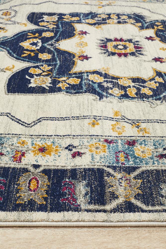 Ravella 201 Blue Polypropylene Rug