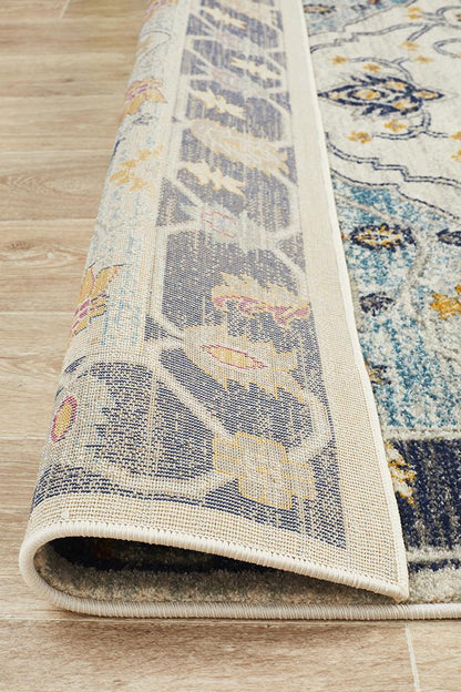 Ravella 201 Blue Polypropylene Rug