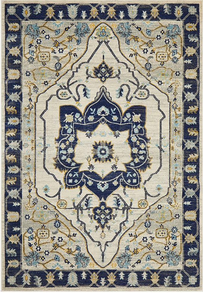 Ravella 201 Navy Polypropylene Rug