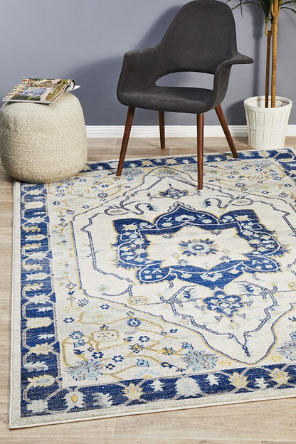 Ravella 201 Navy Polypropylene Rug