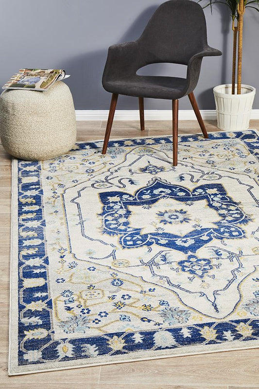 Ravella 201 Navy Polypropylene Rug