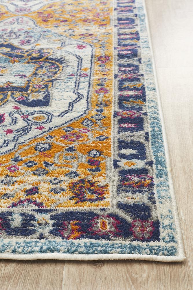 Ravella 201 Rust Orange Polypropylene Runner Rug