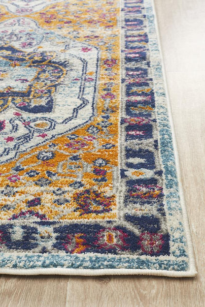 Ravella 201 Rust Orange Polypropylene Runner Rug