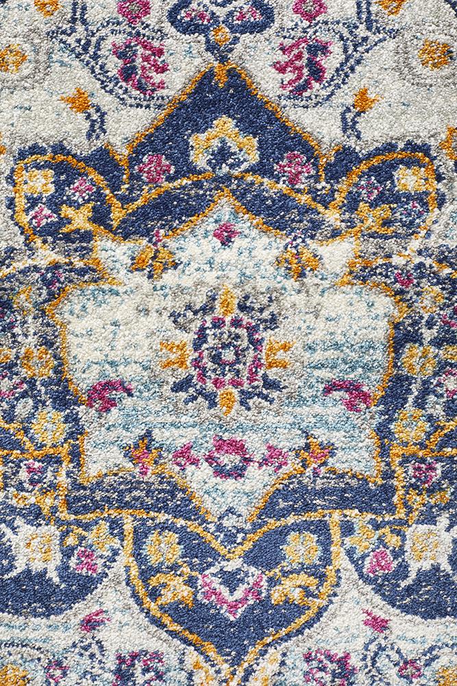 Ravella 201 Rust Orange Polypropylene Runner Rug