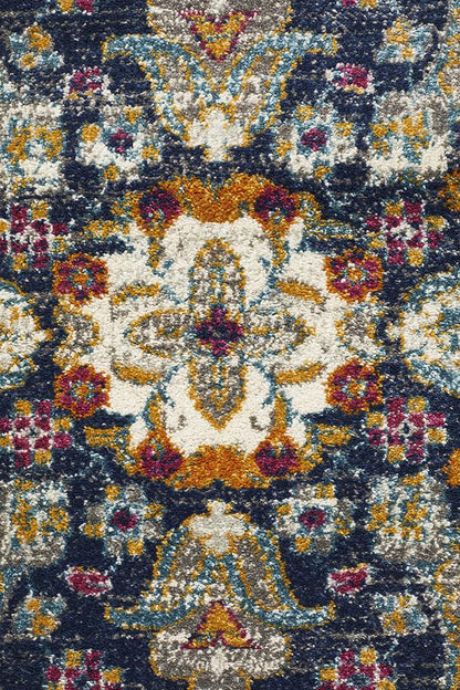 Ravella 202 Blue Polypropylene Rug