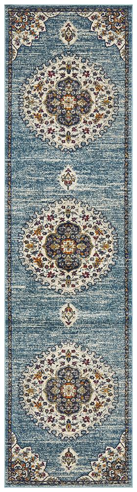 Ravella 202 Blue Polypropylene Rug