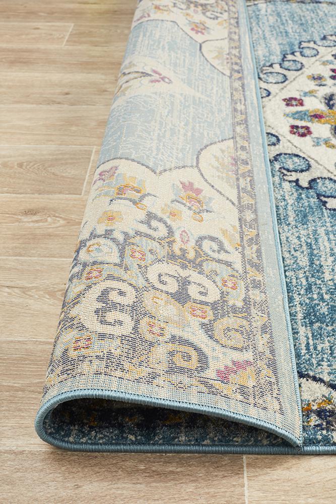 Ravella 202 Blue Polypropylene Rug