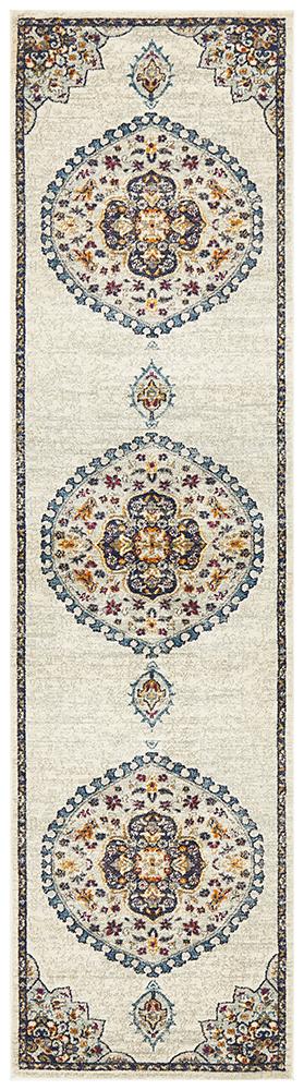 Ravella 202 White Polypropylene Rug