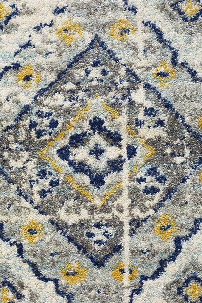 Ravella 203 Navy Polypropylene Round Rug