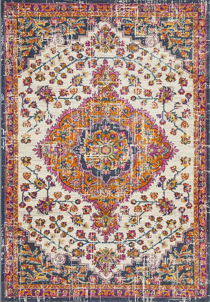 Ravella 205 White Polypropylene Rug