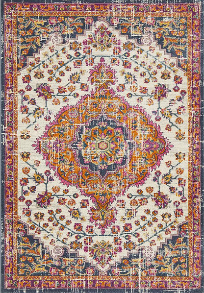 Ravella 205 White Polypropylene Rug