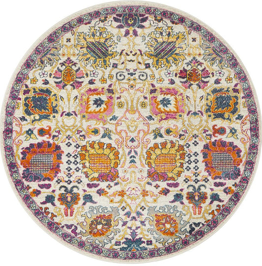 Ravella 206 Multi Polypropylene Round Rug