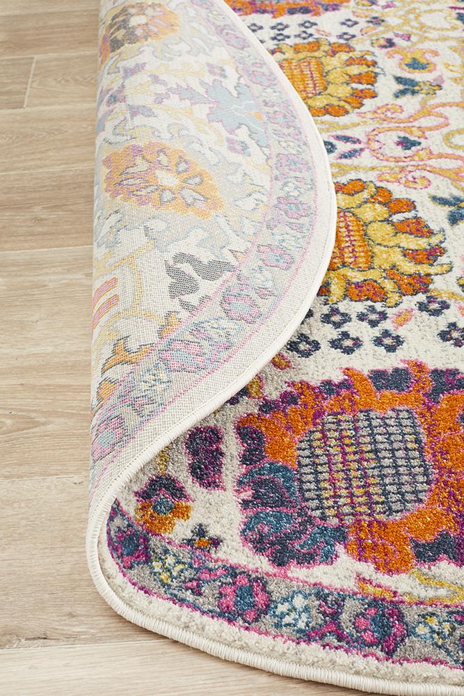 Ravella 206 Multi Polypropylene Round Rug