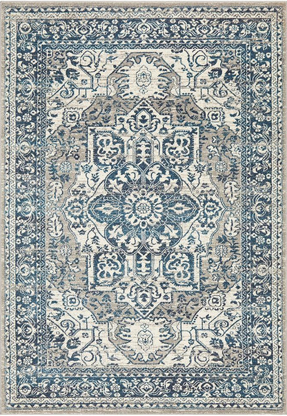 Ravella 207 Blue Polypropylene Rug