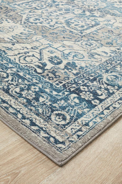 Ravella 207 Blue Polypropylene Rug