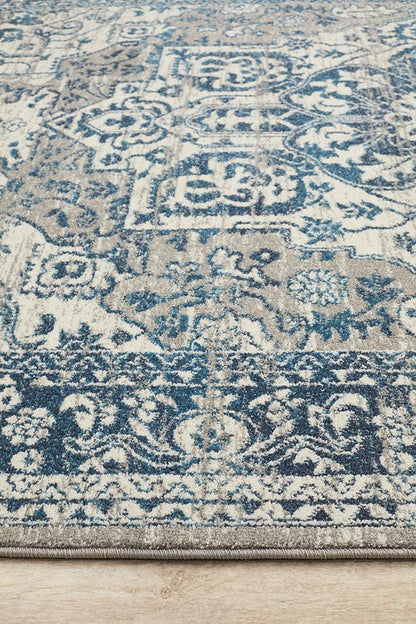 Ravella 207 Blue Polypropylene Rug