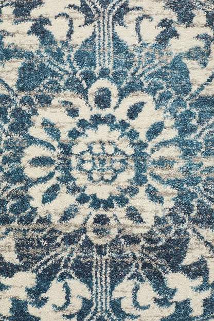 Ravella 207 Blue Polypropylene Rug