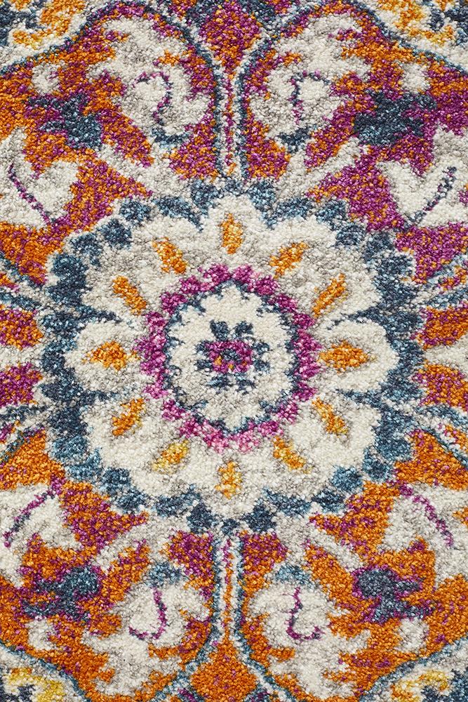 Ravella 207 Multi Polypropylene Round Rug