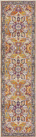 Ravella Multicolor Rust Runner Rug