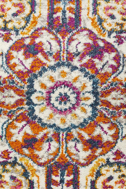Ravella 207 Multi Polypropylene Runner Rug