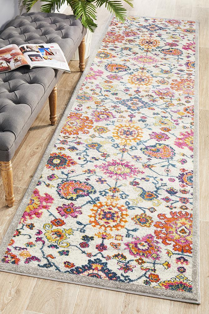 Ravella 208 Multi Polypropylene Runner Rug