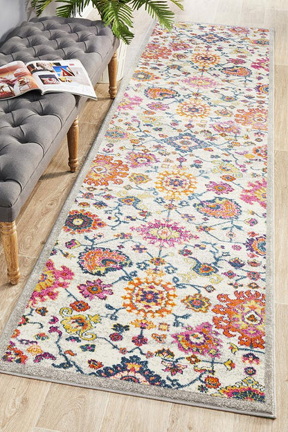 Ravella 208 Multi Polypropylene Runner Rug