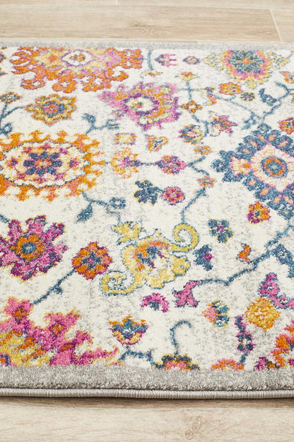 Ravella 208 Multi Polypropylene Runner Rug