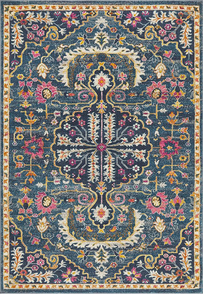 Ravella 209 Navy Polypropylene Rug